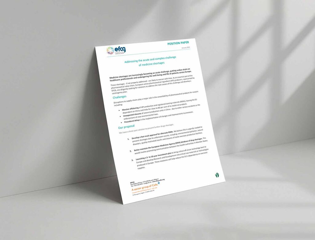 Addressing the acute and complex issue of medicines shortages