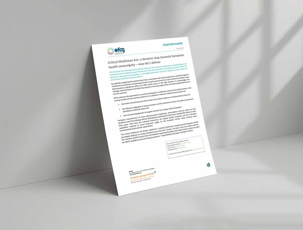 EFCG Position Paper on the provisional agreement on the CMA